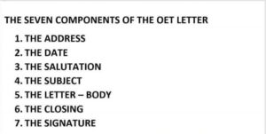 OET Letter Writing