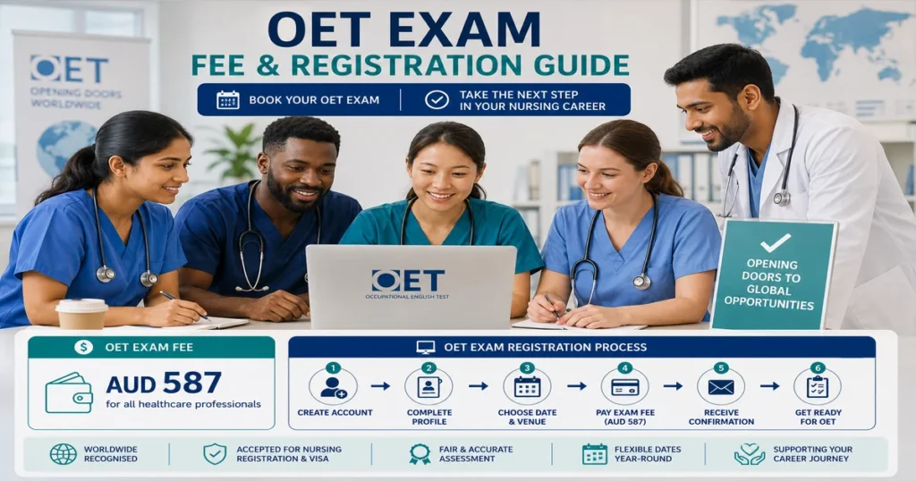 OET exam fees for nurses