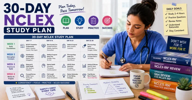 30-Day NCLEX Study Plan